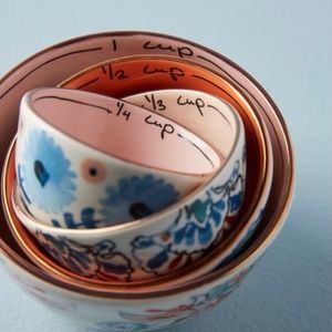 Anthropologie Eres Set of 4 Measuring Cups